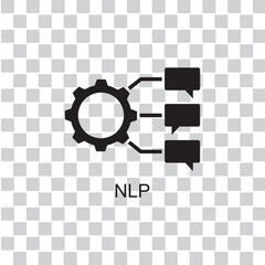 nlp icon , development icon vector
