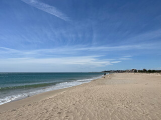 Beach El Muntanyans around Torredembarra