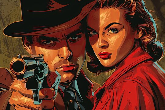 A damsel in distress finds herself caught in the crossfire of a deadly game of cat and mouse, her only hope for survival resting in the hands of a hard-boiled detective with a checkered past