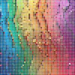 Holographic rainbow liquid metallic color mosaic, vibrant colors, intricate details, highly detailed, digital art