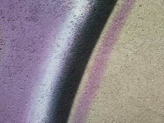 Colors over wall exterior texture