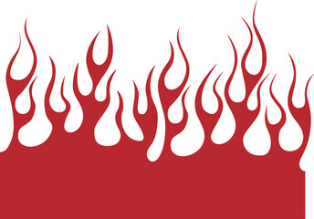 Fire flame vector illustration design template