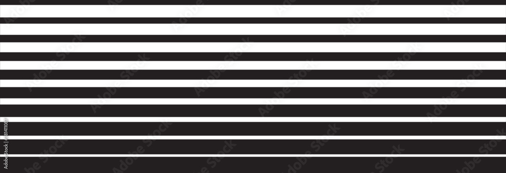Poster halftone random horizontal straight parallel lines, stripes pattern and background. streaks, strips,