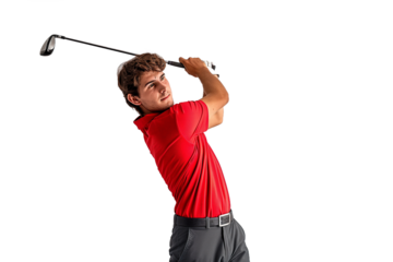 Golfer Swinging Driver transaparent png file