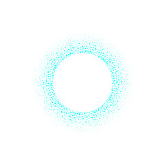 Neon Circle Frame Pattern