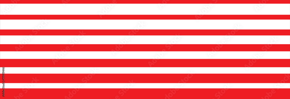 Poster red halftone random horizontal straight parallel lines, stripes pattern and background. streaks, str
