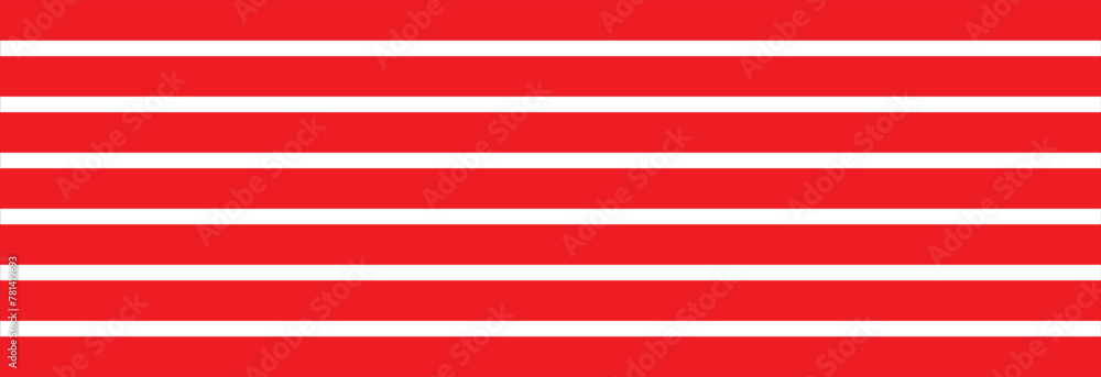 Poster red halftone random horizontal straight parallel lines, stripes pattern and background. streaks, str