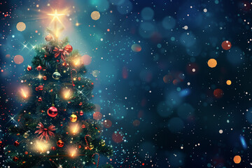 Christmas tree background