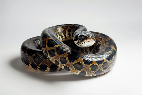 Python Regius Coiled Elegantly.