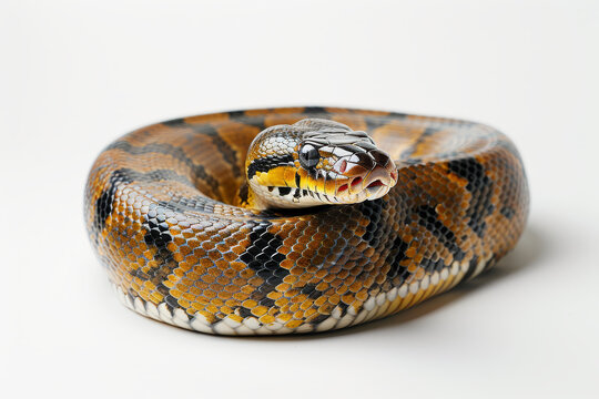 Python Regius Coiled Elegantly.