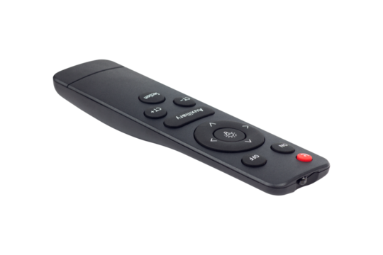 remote control for lamp isolated from background