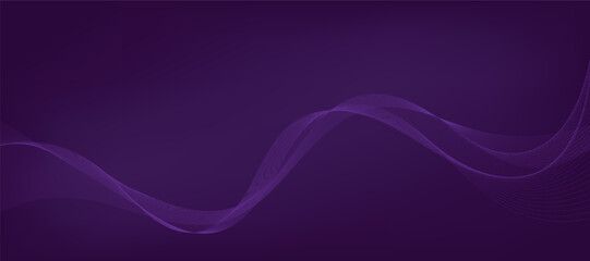 Abstract vector gradient background with waves	
