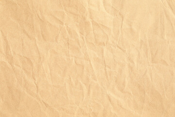 Brown macro crumpled paper texture