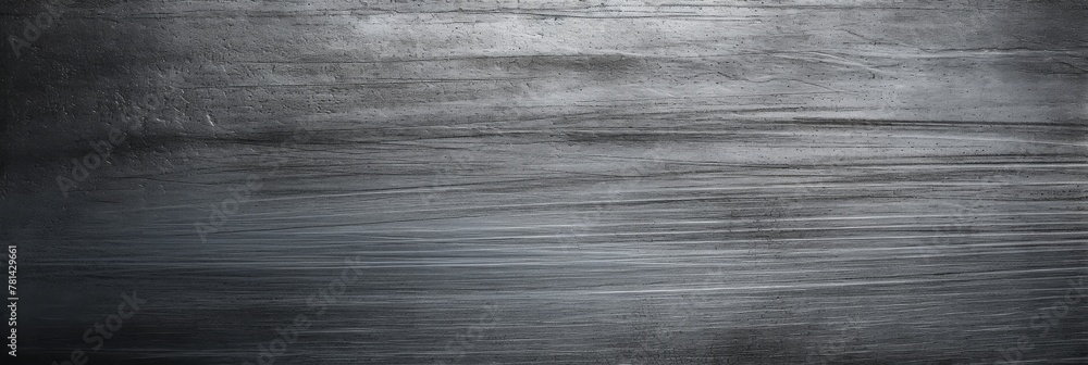 Poster dark metallic texture background with horizontal scratches and industrial vibes. abstract black stee