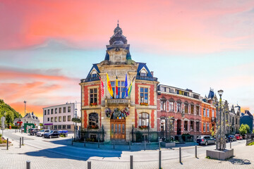 Rathaus, Altstadt, Malmedy, Belgien 