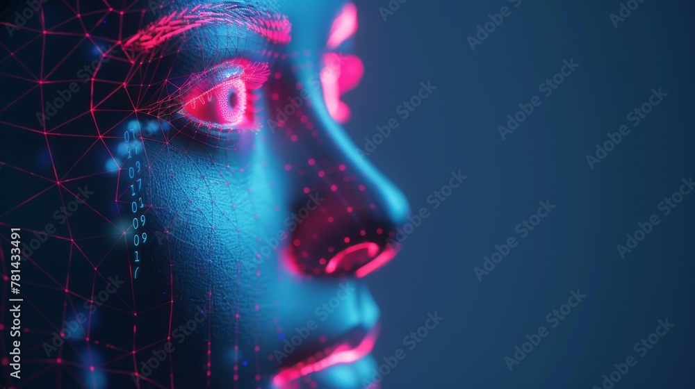 Poster Integrated Face Recognition and 3D Scanning System concept.