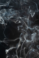 Abstract smoke cloud swirl