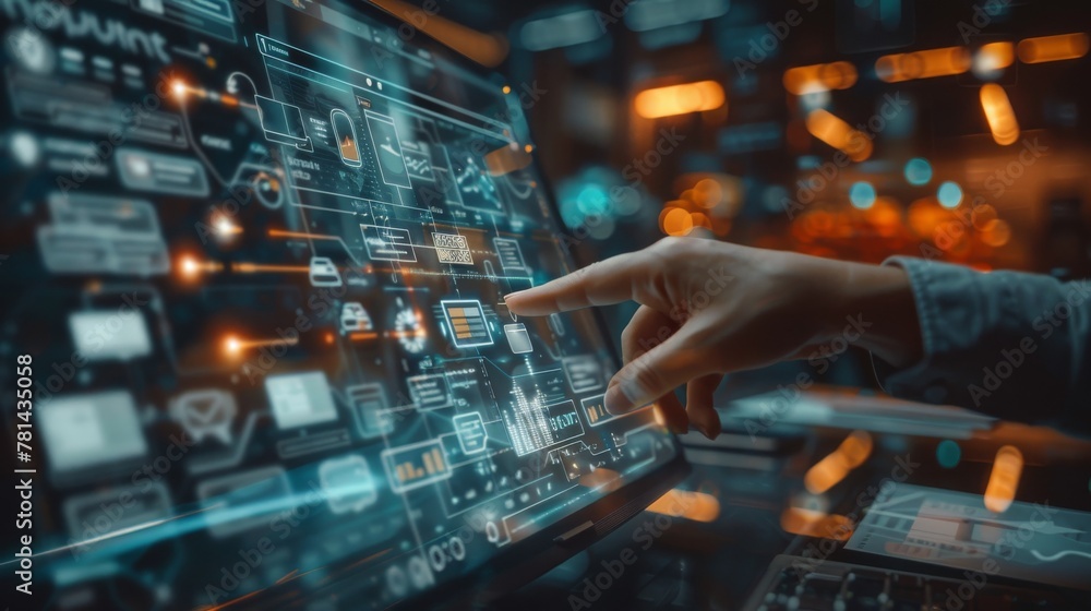 Poster experience in digital transformation change management and internet of things (iot) user experience.