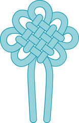 전통 매듭 일러스트 소스 국화매듭 석씨매듭