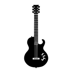 Naklejka premium Bass Guitar Svg, Guitar png, Guitar Silhouette, Guitar Shape SVG, Guitar SVG, Guitarist PNG, Guitarist Vector, Guitar Player Vector, Music Svg, Guitarist SVG, Musician SVG, Guitarist Clipart, Music No