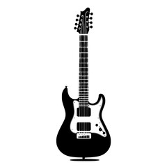Obraz premium Bass Guitar Svg, Guitar png, Guitar Silhouette, Guitar Shape SVG, Guitar SVG, Guitarist PNG, Guitarist Vector, Guitar Player Vector, Music Svg, Guitarist SVG, Musician SVG, Guitarist Clipart, Music No