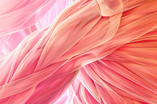Visualize the striated pattern and arrangement of muscle fibers within skeletal muscles using X-ray imaging. illustration