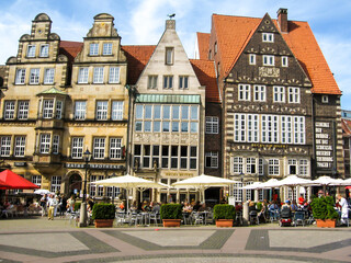 Houses of the Marktplatz in Bremen