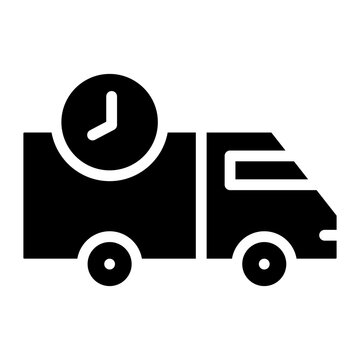 delivery package time icon