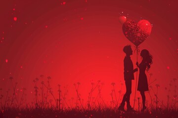 Minimal Love Art and Romantic Designs: Explore Loving Gazes, Valentine Backgrounds, and Artistic Graphics in Clean Designs Celebrating Togetherness with Artistic and Stylish Patterns.