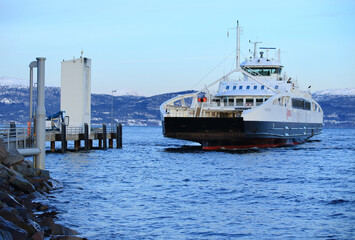 Ferry from Vestnes to Molde, Norway.