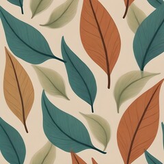 Nature's Harmony: Seamless Leaf Patterns for Every Season