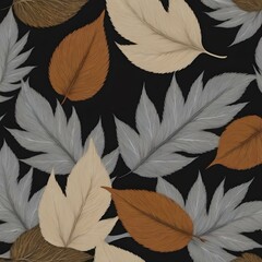 Nature's Harmony: Seamless Leaf Patterns for Every Season