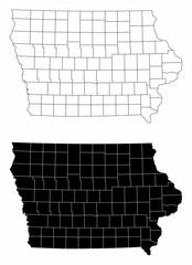 Iowa administrative maps