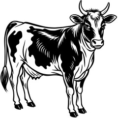    cow vector illustration
