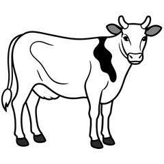     cow vector illustration
