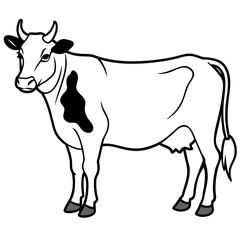     cow vector illustration
