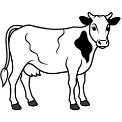     cow vector illustration
