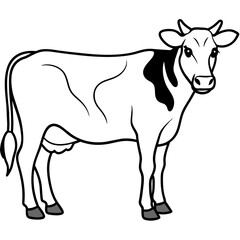     cow vector illustration
