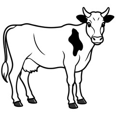     cow vector illustration
