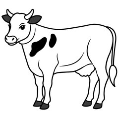 cow vector illustration