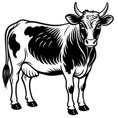 cow vector illustration
