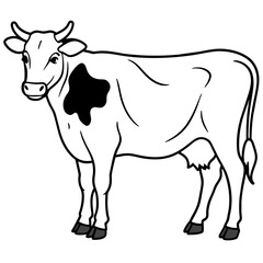 cow vector illustration