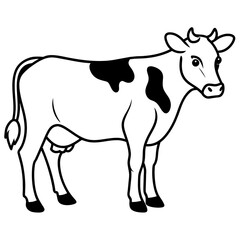 Fototapeta premium cow vector illustration
