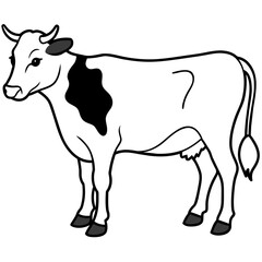 cow vector illustration