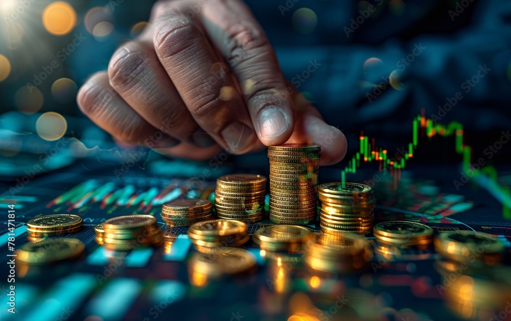 Poster delve into the idea of financial uncertainty in investment using creative visual narratives.