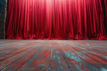 theater red curtain background