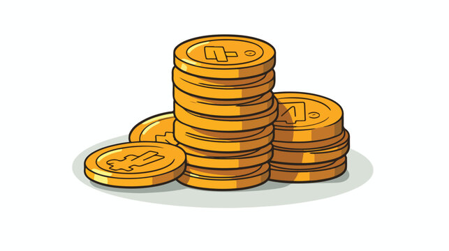 Isolated coin money icon vector illustration graphi