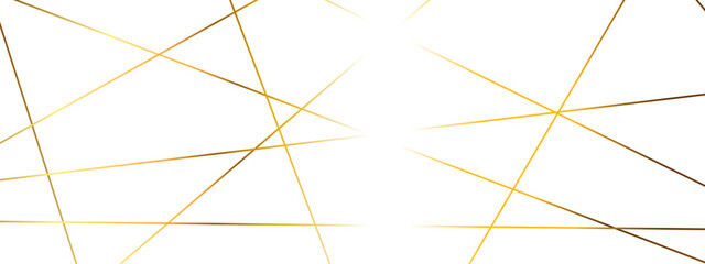 Obraz premium Luxury premium shiny golden geometric lines overlap design for cosmetic product cover background. Vector geometric luxury golden lines for banner, template, book cover, cosmetic product cover. 