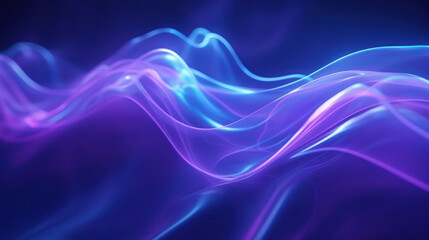 Abstract purple blue wavy smoke background as wallpaper illustration