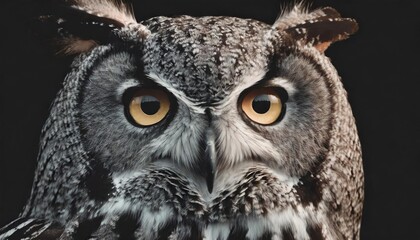 Obraz premium Great Grey Owl or Lapland Owl